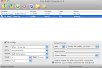 Fast Audio Converter screenshot